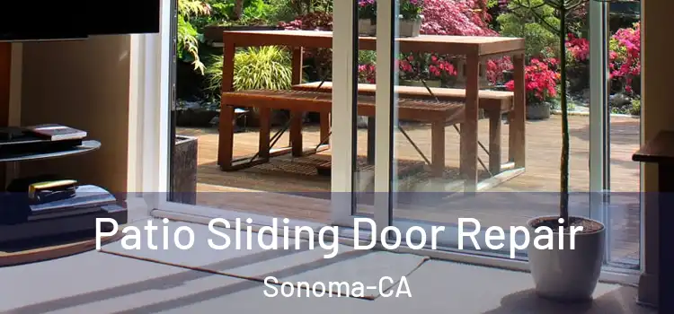 Patio Sliding Door Repair Sonoma-CA